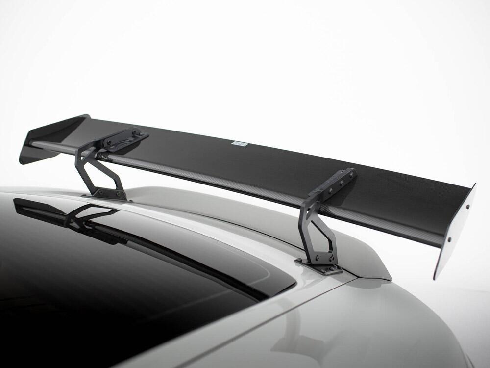 Carbon Spoiler With Upper Swan Mounting V.2 + LED Porsche 718 Cayman GTS 982c