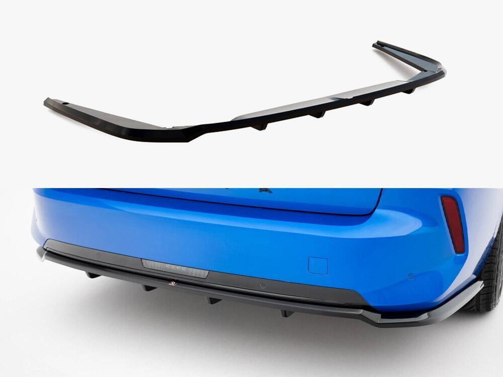 Rear Splitter (Vertical Bars) Opel Astra Sports Tourer L (Mk6)