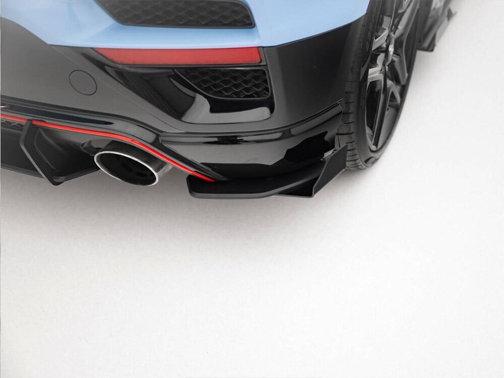 Street Pro Rear Side Splitters + Flaps Hyundai Veloster N Mk2
