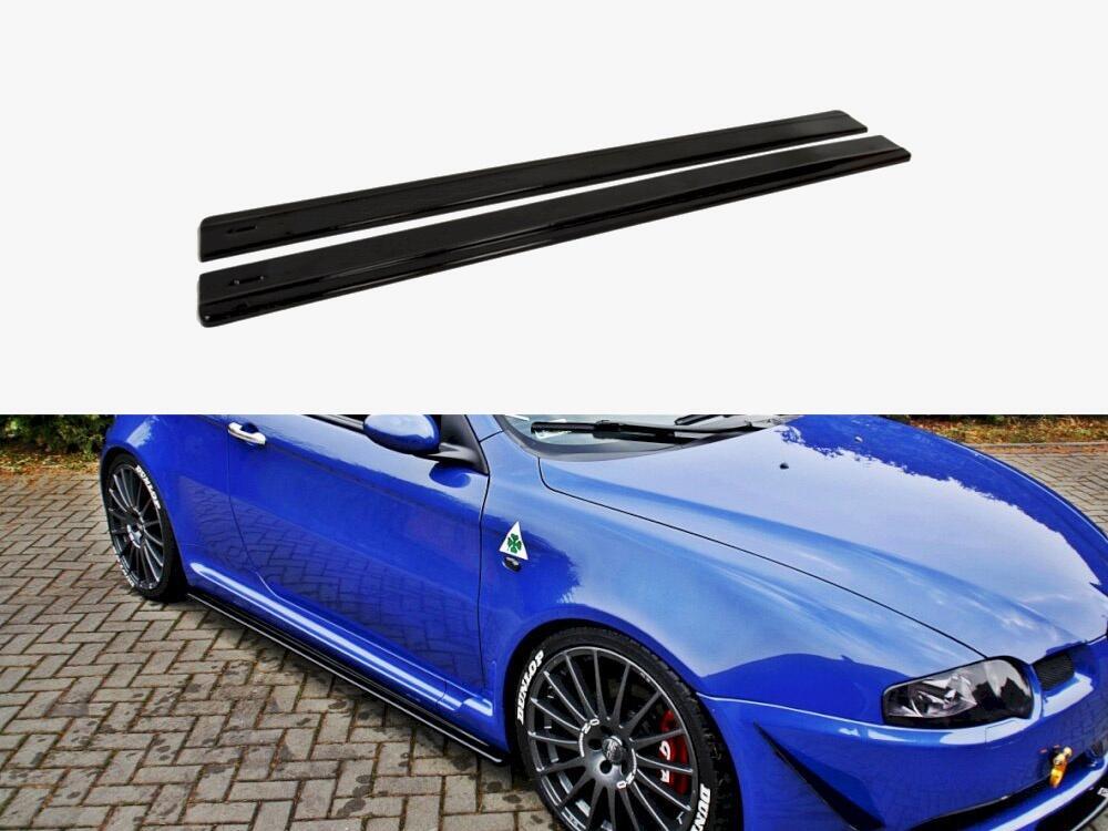 Side Skirts Diffusers Alfa Romeo 147 GTA - Textured