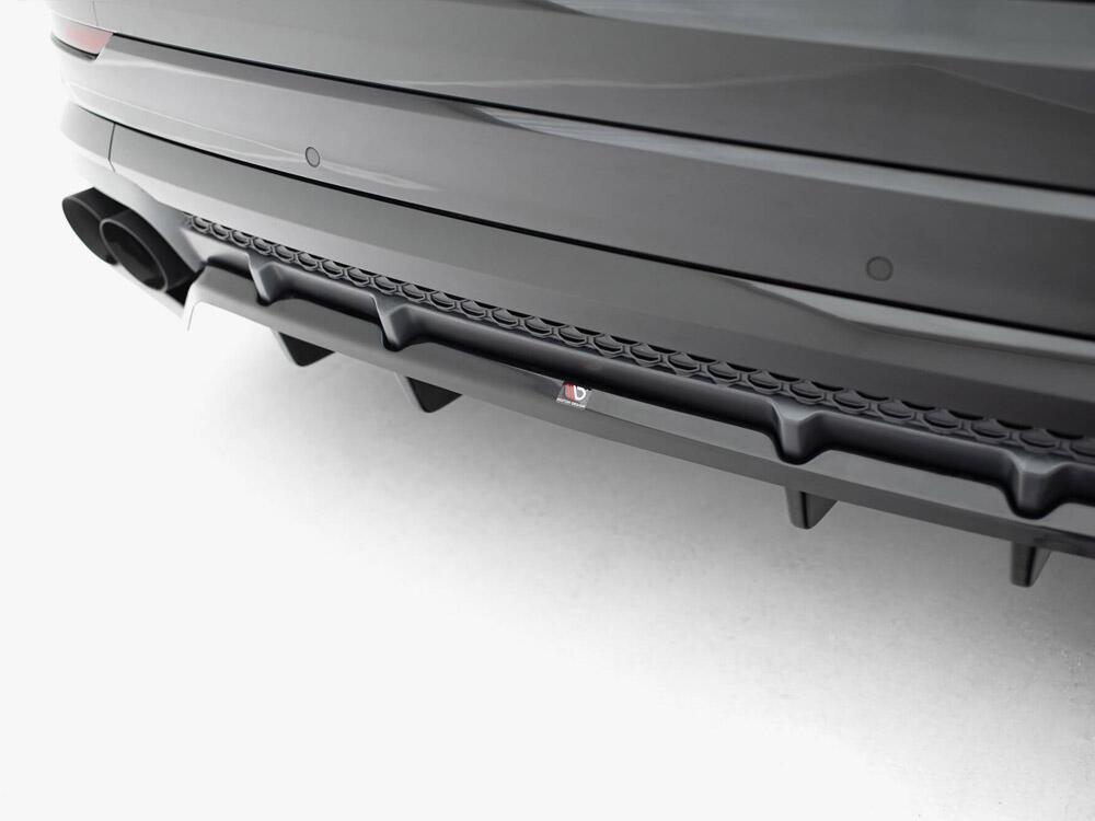 Rear Splitter (Vertical Bars) V.2 Audi SQ8 / Q8 S-Line Mk1 Facelift