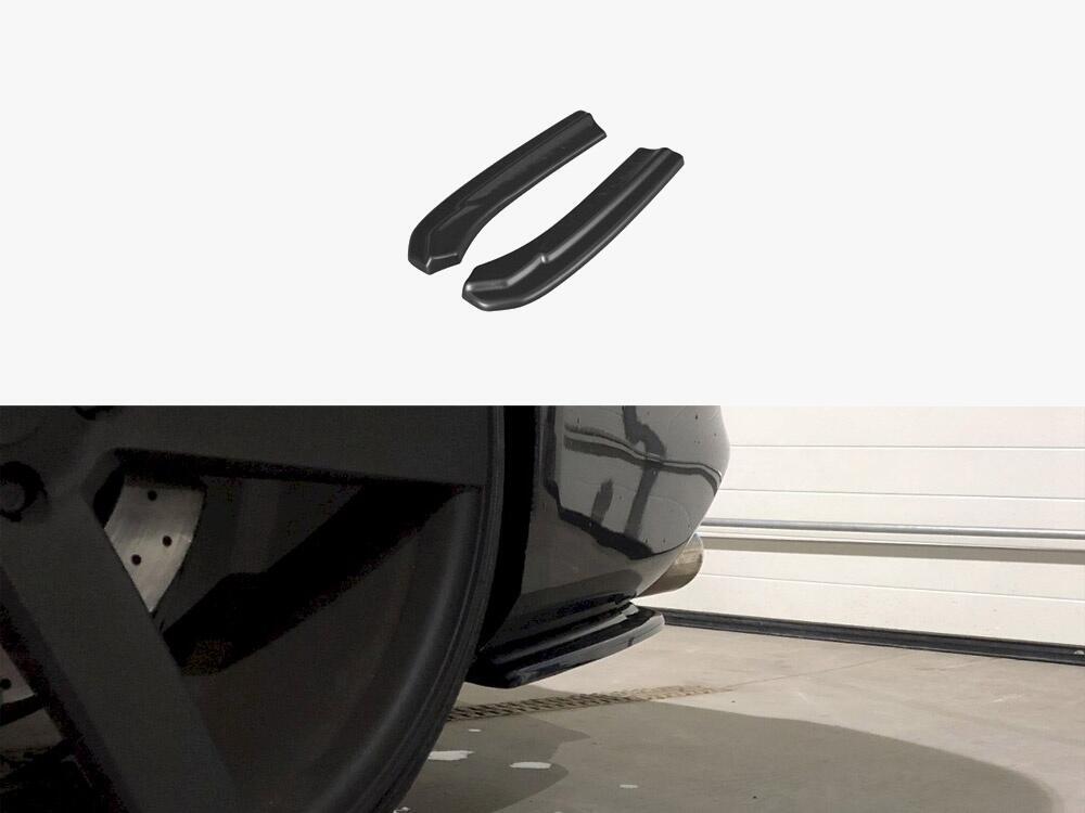 Rear Side Splitters Audi S4 B8 Facelift (2012-UP) - Textured