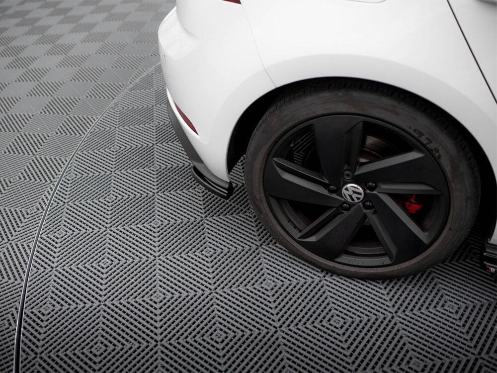 Rear Side Splitters VW Golf 7 GTI Facelift - Carbon Look