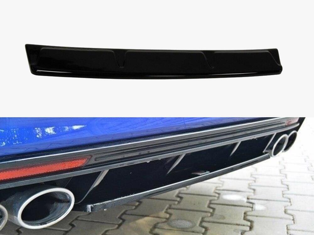 Central Rear Splitter VW Golf R Mk7 Estate - Carbon Look