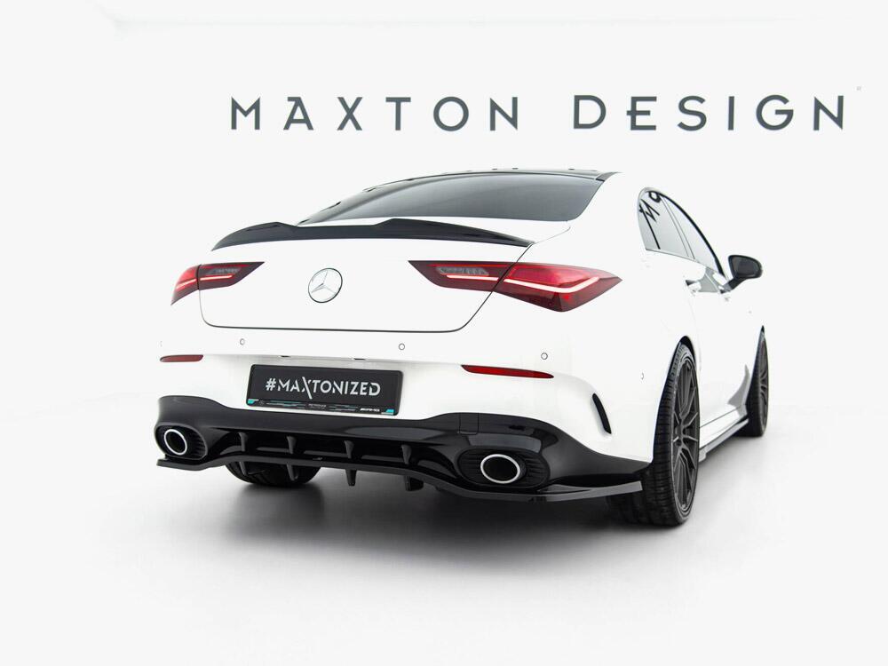 Rear Splitter (Vertical Bars) Mercedes-AMG CLA 35 / 45 Coupe / Shooting Brake C118 Facelift / X118 Facelift