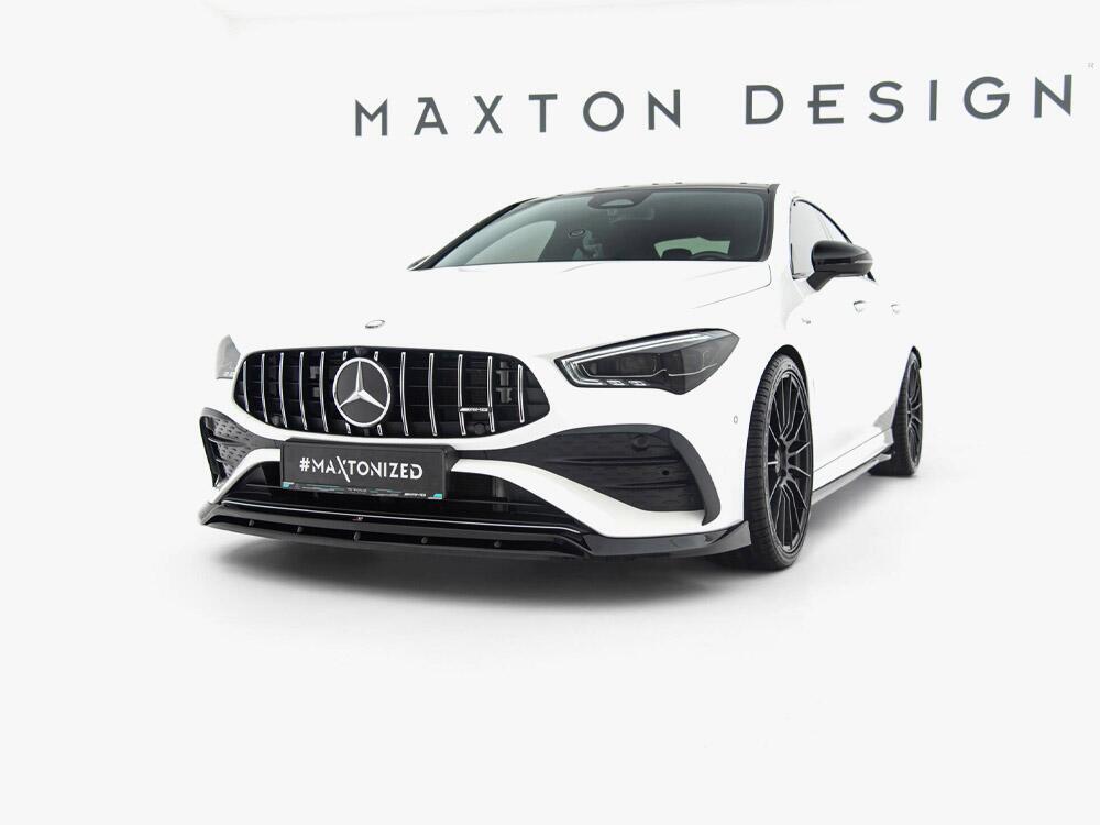Front Splitter Mercedes-AMG CLA 35 Coupe / Shooting Brake C118 Facelift / X118 Facelift