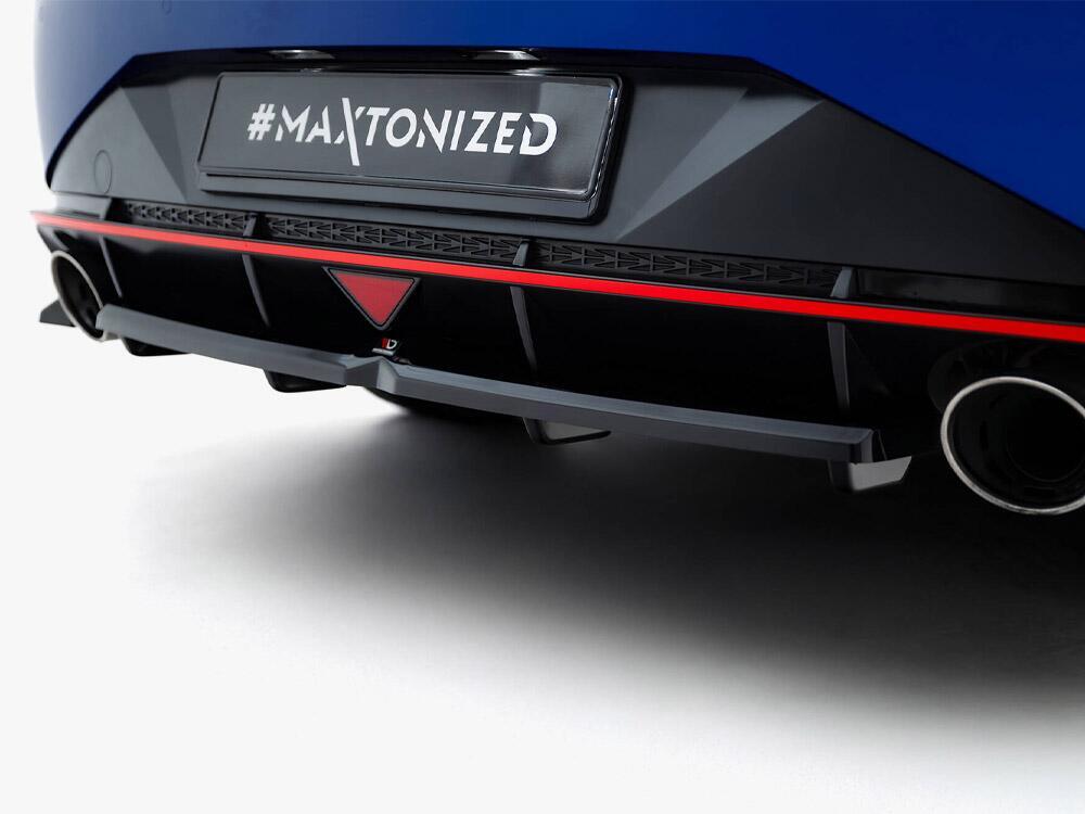 Central Rear Splitter (Vertical Bars) Hyundai Elantra N Mk7