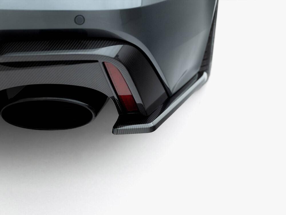 Prepreg Carbon Fiber Rear Side Splitters Audi RS6 C8