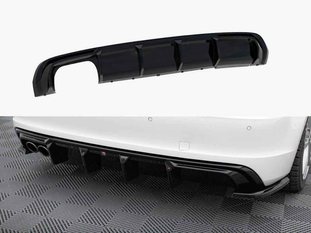 Rear Valance Audi A3 S-Line Sportback 8V (Version with dual exhausts tips on one side)