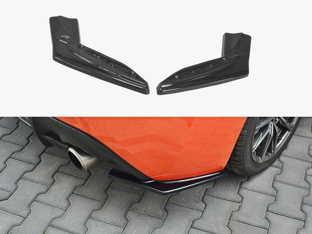 Rear Side Splitters V.1 Toyota GT86 Facelift - Carbon Look
