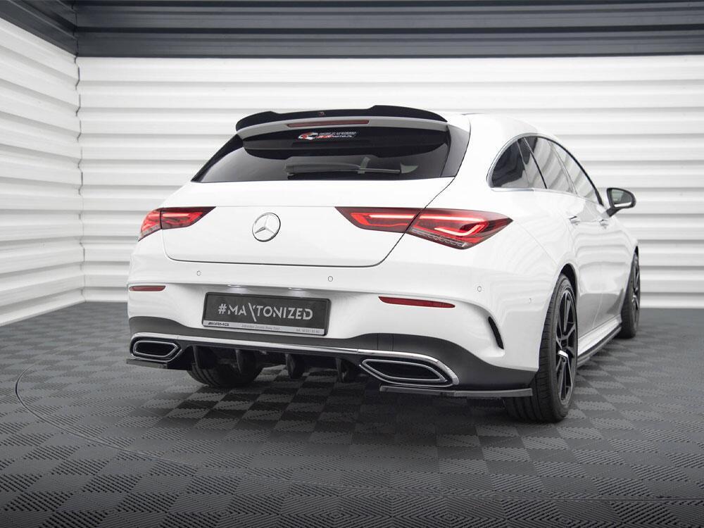 Spoiler CAP Mercedes-Benz CLA Shooting Brake AMG-Line X118 - Carbon Look