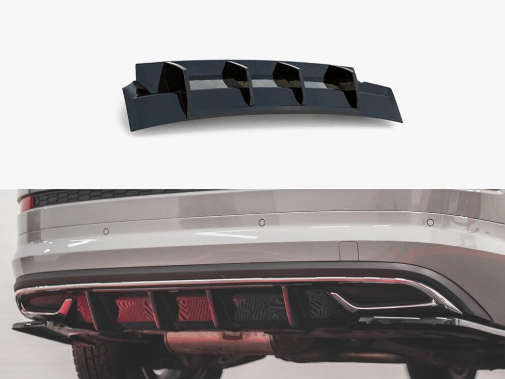 Rear Valance Skoda Kodiaq Mk1 Sportline - Carbon Look