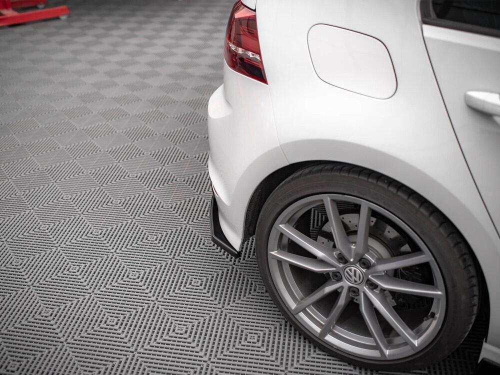 Rear Side Splitters V.3 VW Golf R Mk7 - Carbon Look