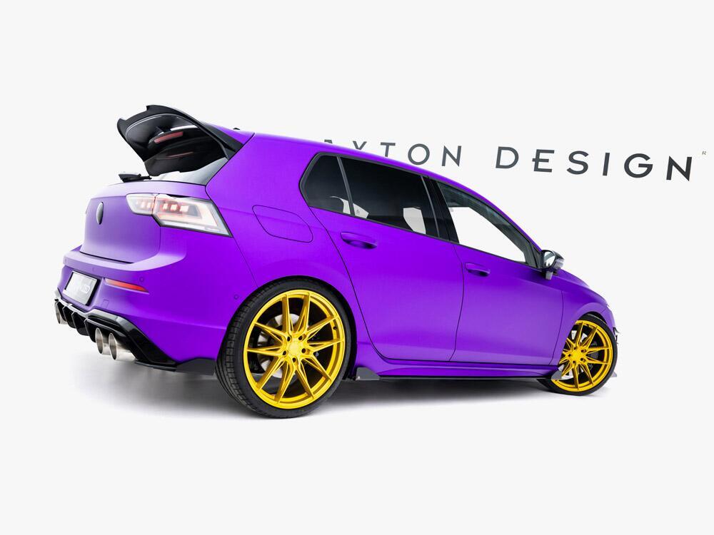 Street PRO Side Skirts Diffusers + Flaps Volkswagen Golf R Mk8 / Mk8 Facelift