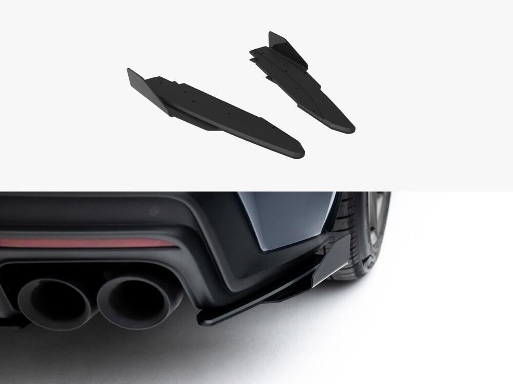 Street PRO Rear Side Splitters + Flaps Ford Mustang Dark Horse Mk7