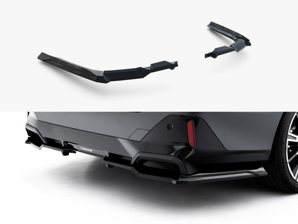 Rear Splitter (Vertical Bars) V.1 BMW 5 / i5 M-Pack Sedan / Touring G60 / G61