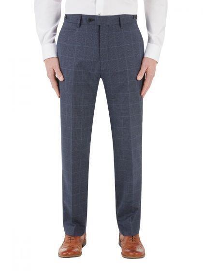 Formal navy suit trousers for big and tall men – Skopes Darwin