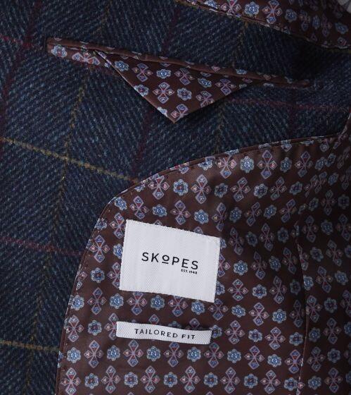 Skopes Doyle navy check blazer large sizes