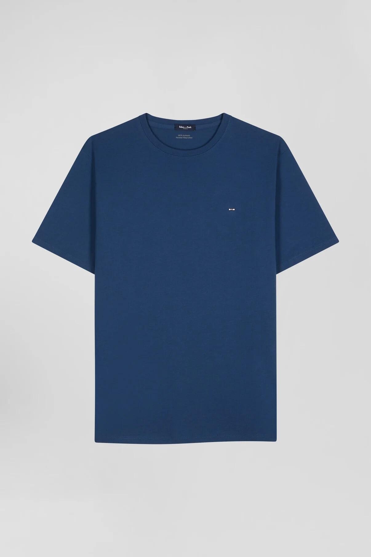 Eden Park Men’s essential dark blue crew neck T‑shirt, ideal for layering, sizes M–XL