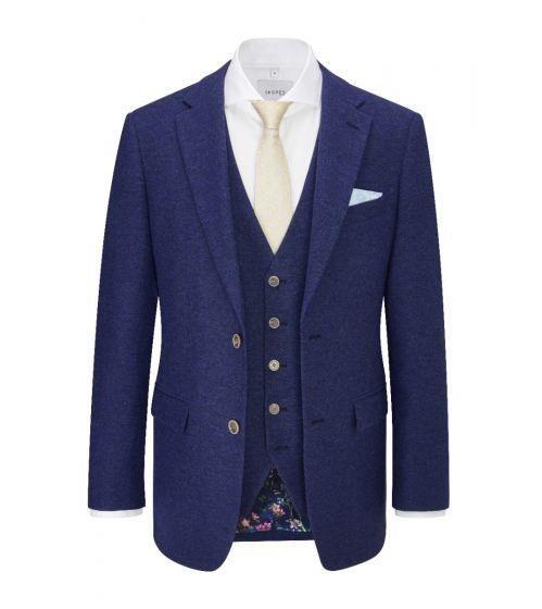 Skopes Jude navy jacket with floral print lining
