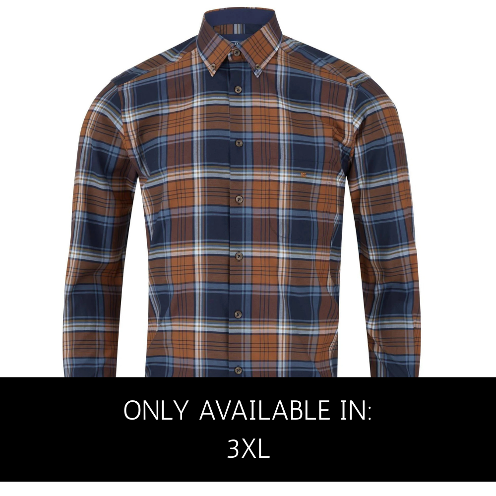 Douglas & Grahame Multi Check Shirt with Chest Pocket