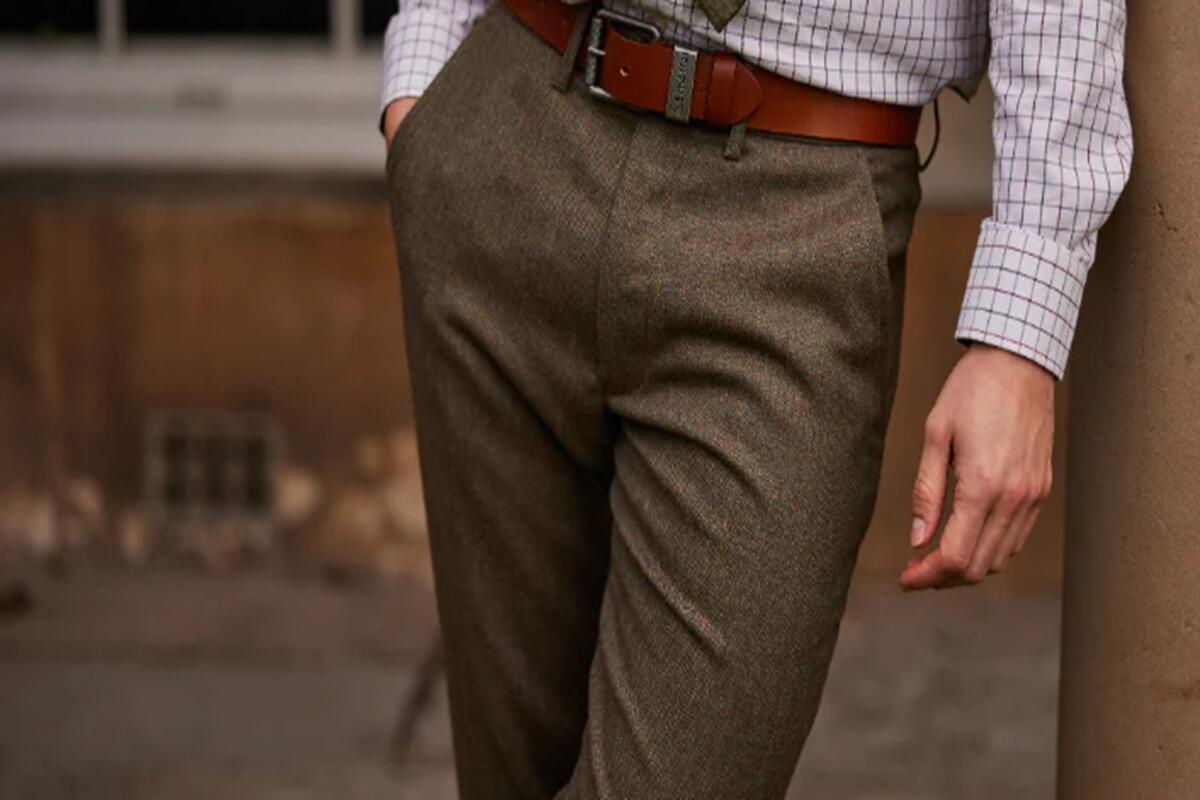 Big men's formal trousers in waist sizes 42" to 60" – smart, comfortable styles ideal for all formal occasions for larger builds.