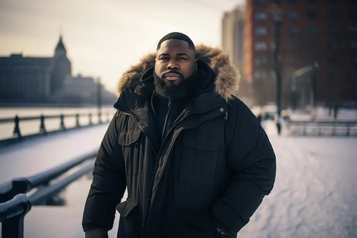 Big men's coats and jackets in sizes 2XL to 6XL – warm, stylish outerwear for larger builds including parkas, bombers, rain jackets, and wool coats.