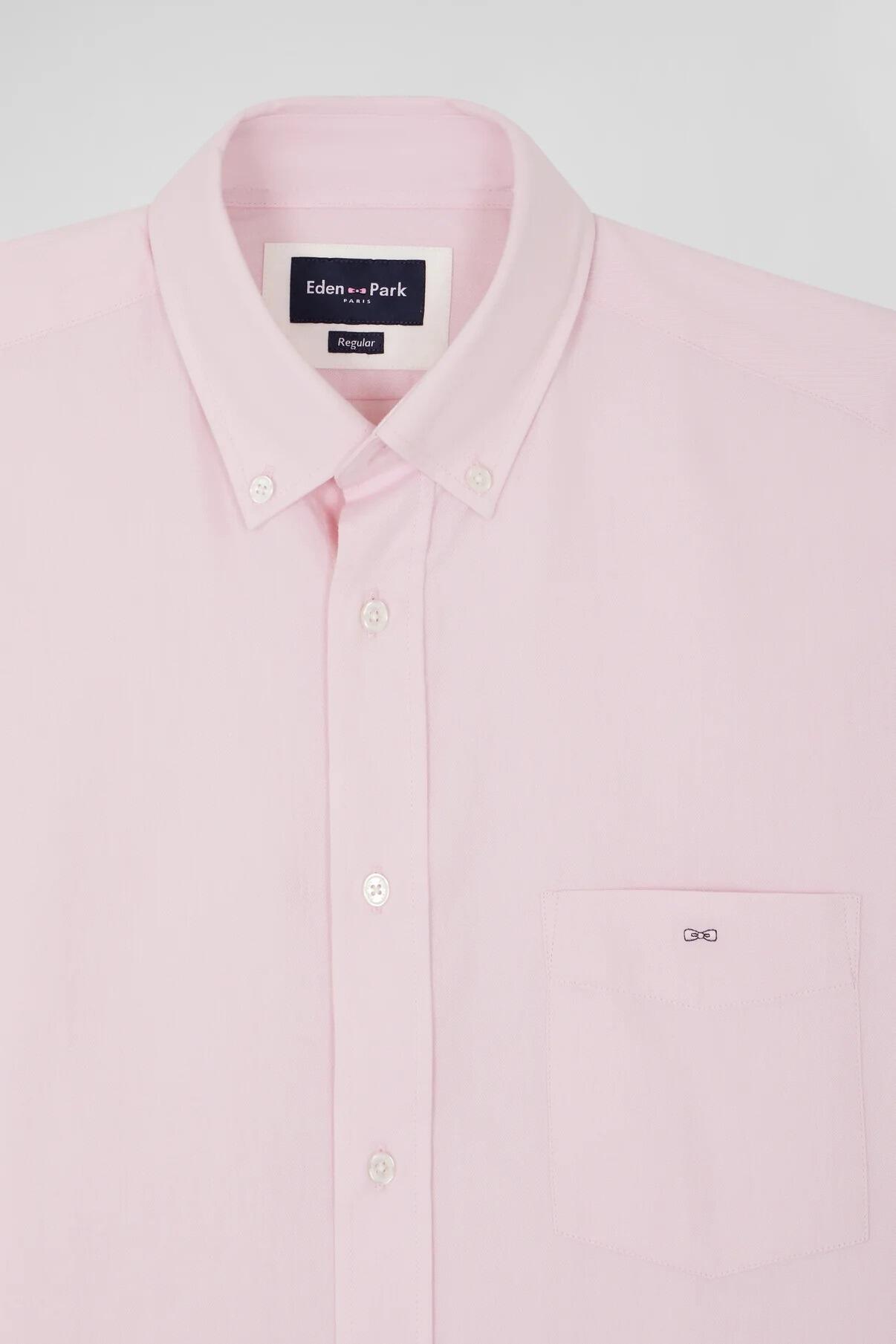 Eden Park men’s classic fit pink twill shirt with long sleeves