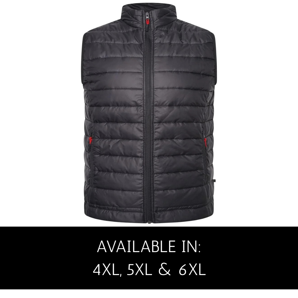 KAM Jeanswear casual quilted gilet