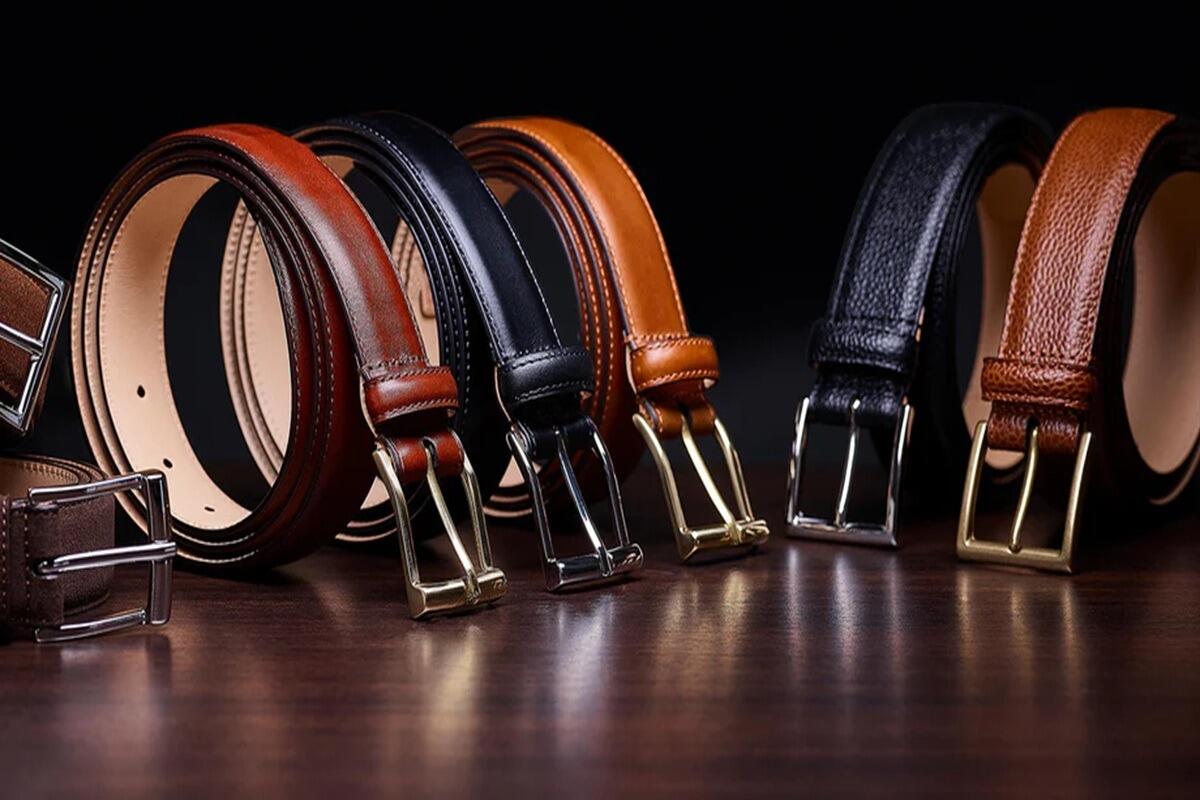 Big men's leather belts in sizes 42" to 62", including leather jeans belts, trouser belts, and various widths for a perfect fit.