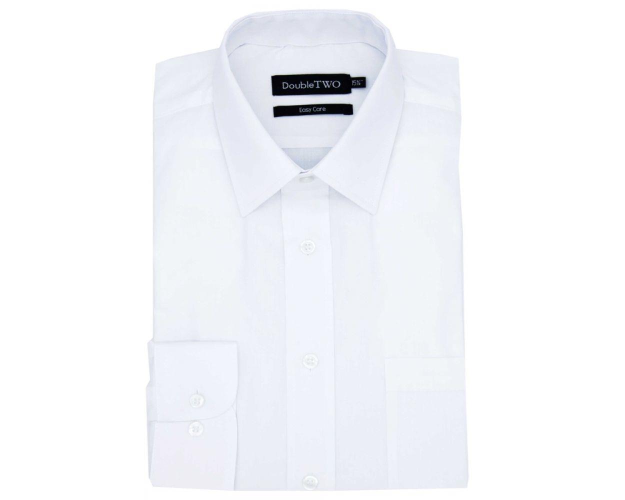 Men's White Long Sleeve Formal Shirt