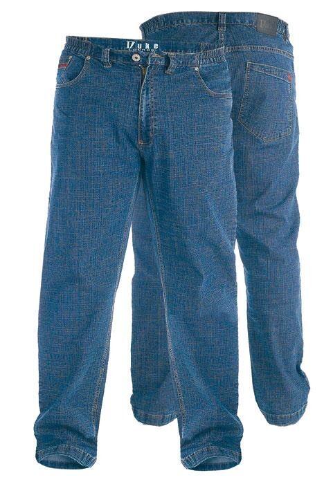 Bailey comfort fit jeans in stonewash denim for big and tall men
