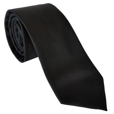 Men's Plain Black TIe