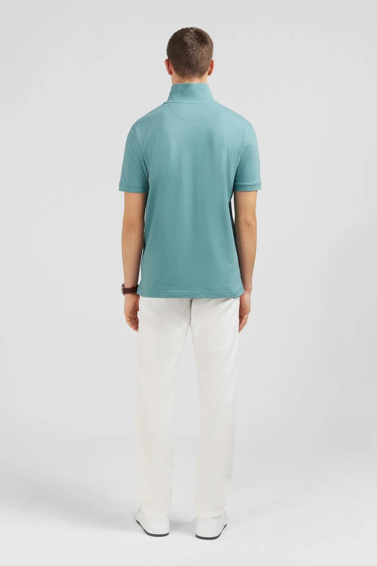 Eden Park Arctic plain polo shirt with ribbed collar and embroidered bow tie emblem, sizes L–5XL
