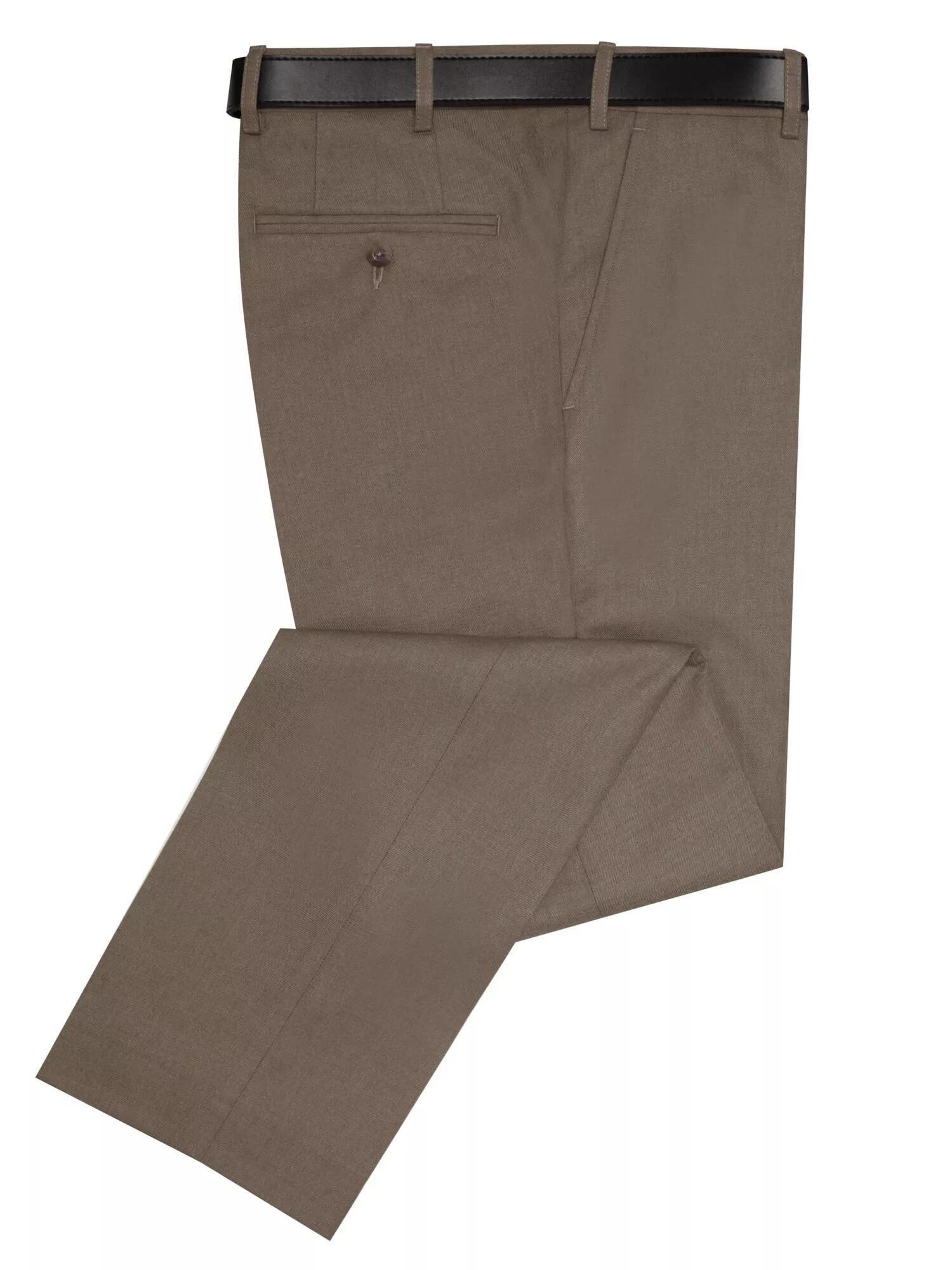 Big men’s Stone San Remo trousers by Douglas & Grahame, knee lined, includes belt, available 42–60 waist