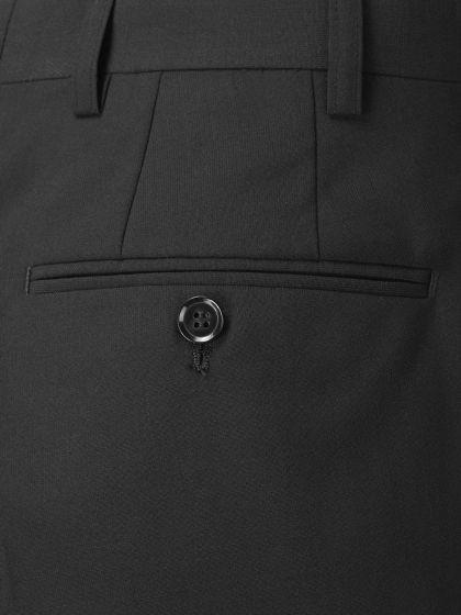 Skopes Darwin charcoal suit trousers waistband and belt loops