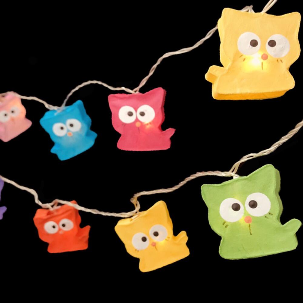 Kitty Cat – handcrafted cat fairy lights by Blaze On, available in 10, 20 and 30 Lights