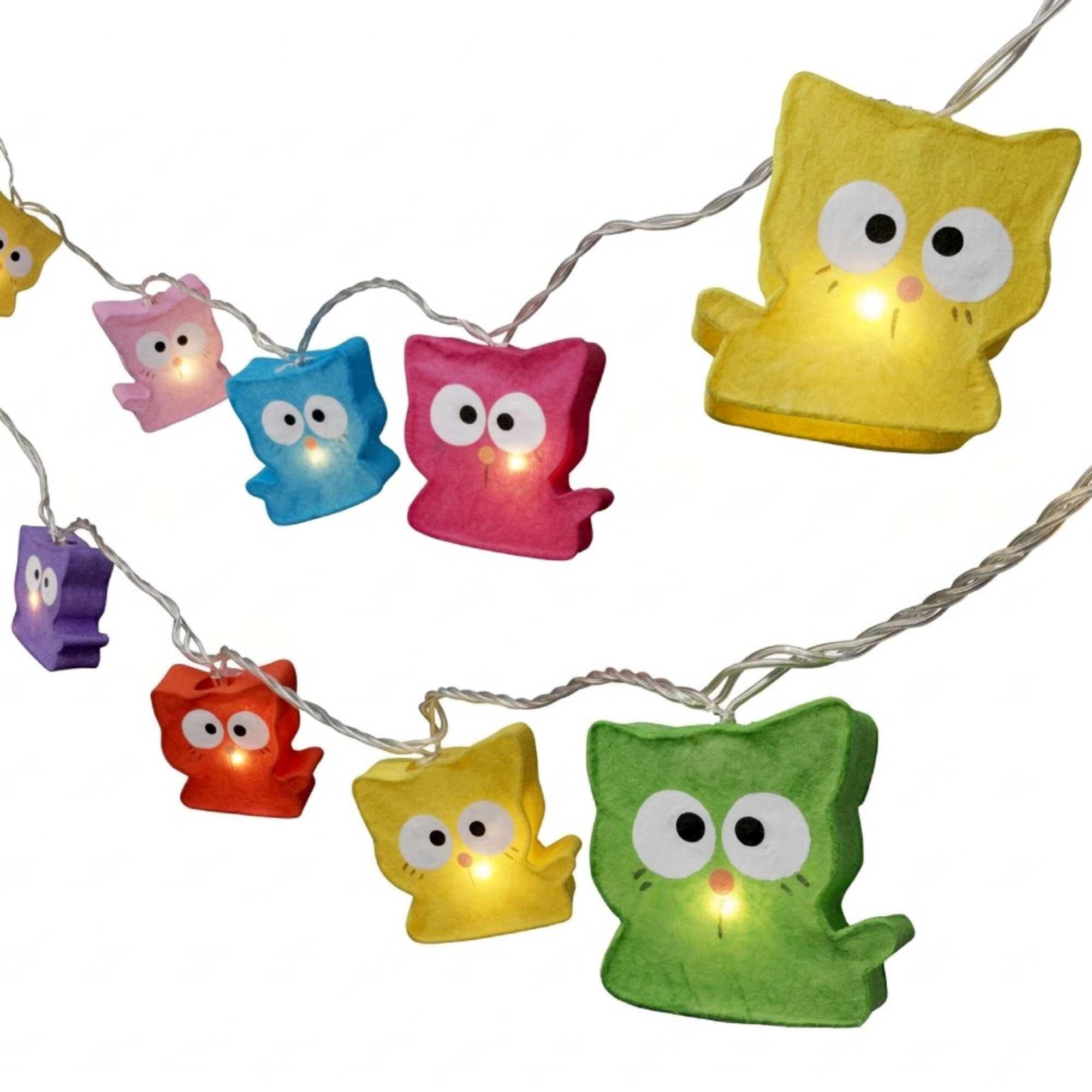 Kitty Cat – handcrafted cat fairy lights by Blaze On, available in 10, 20 and 30 Lights