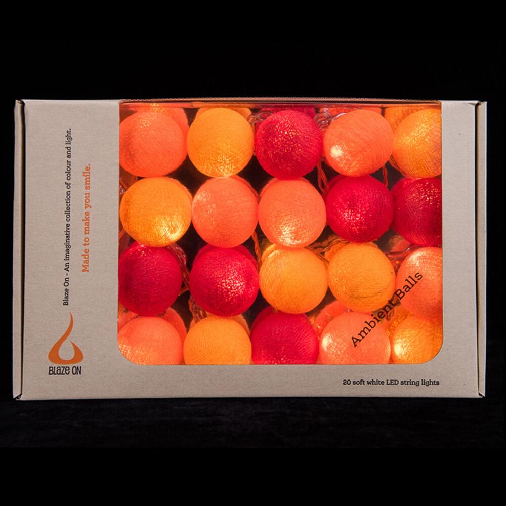 Ambient Balls 20 Lights Fire Tones