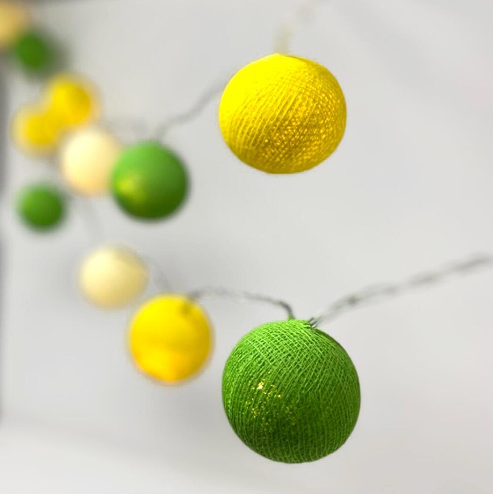Ambient Balls 20 Lights Lemon Lime