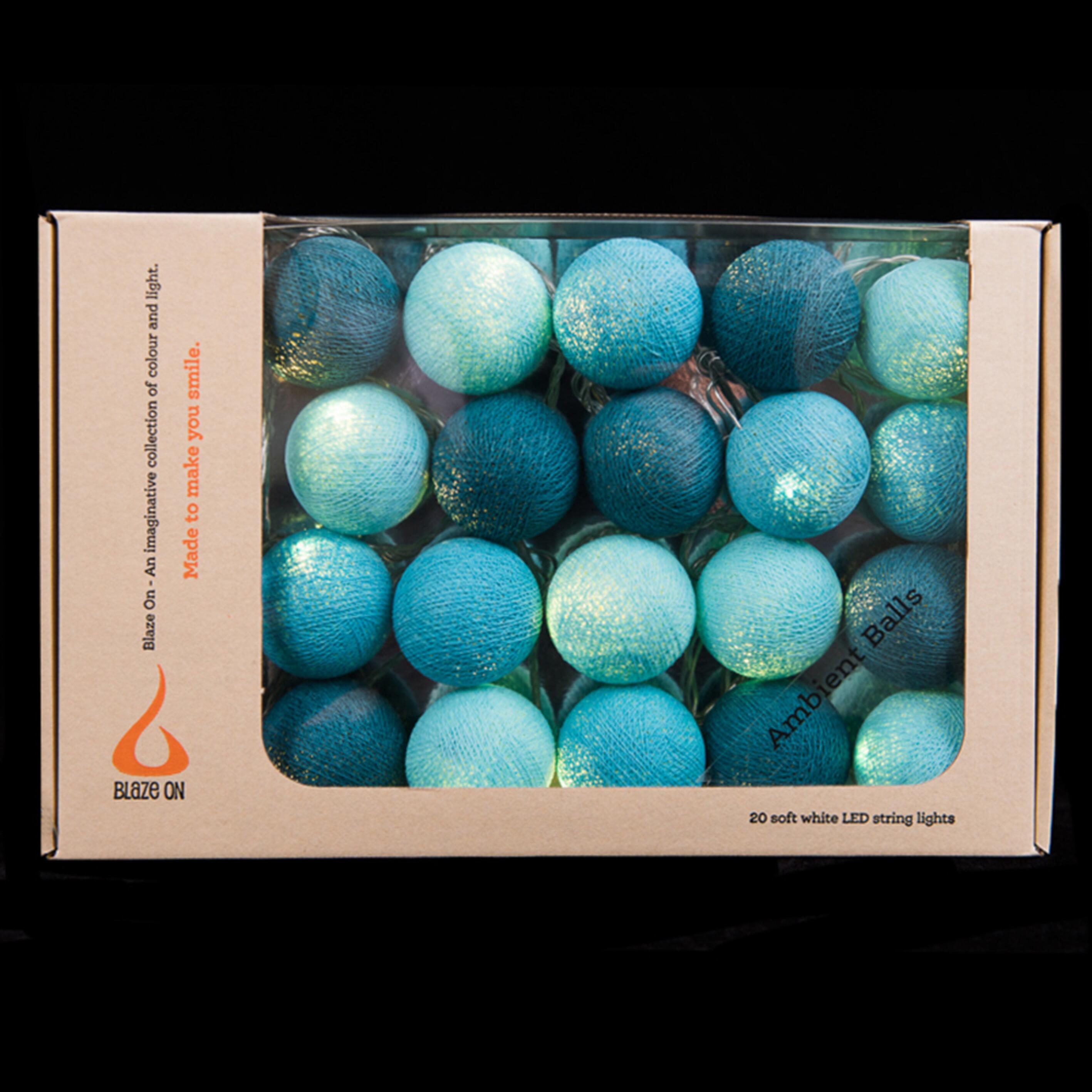 Ambient Balls 20 Lights Metro Turquoise