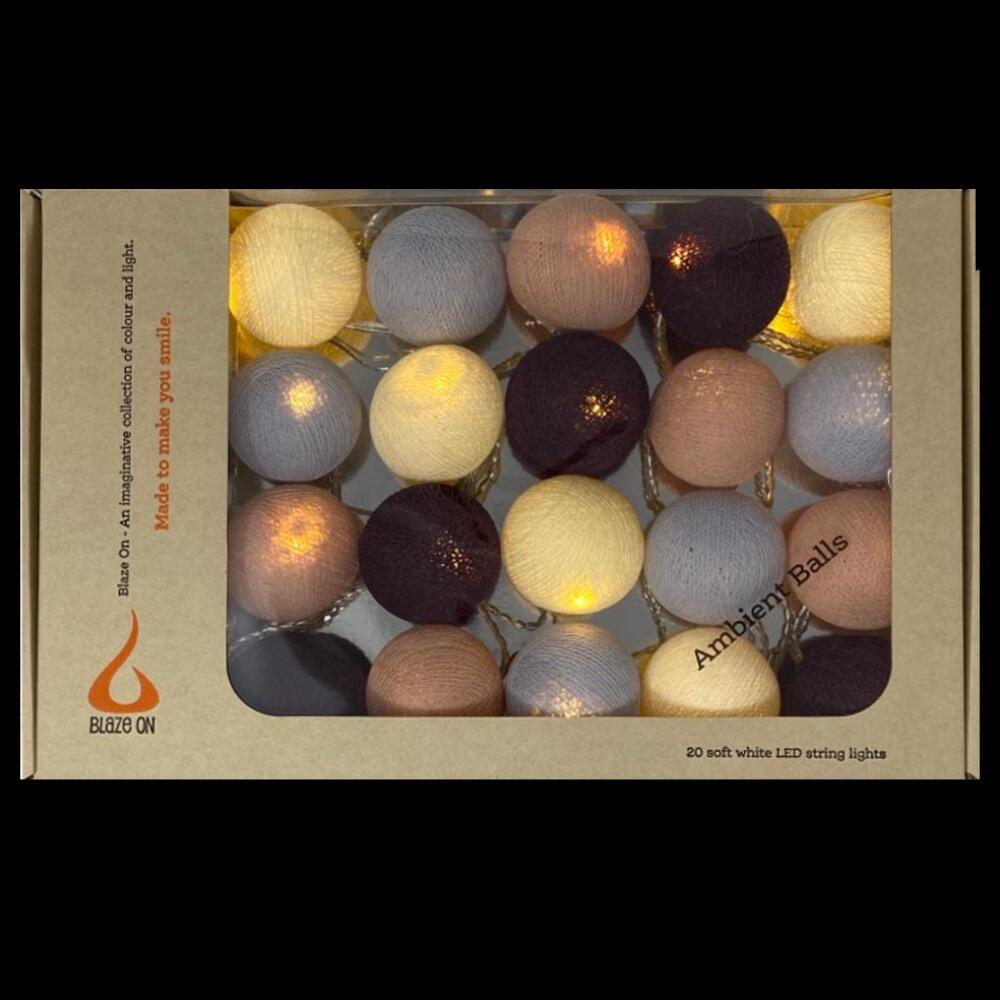 Ambient Balls 20 Lights London Fog