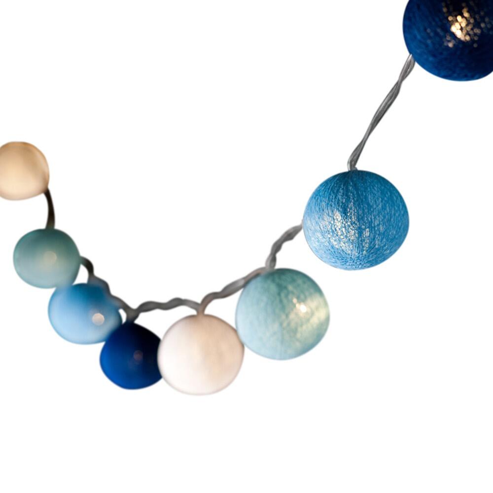 ambient ball fairy lights blue tones
