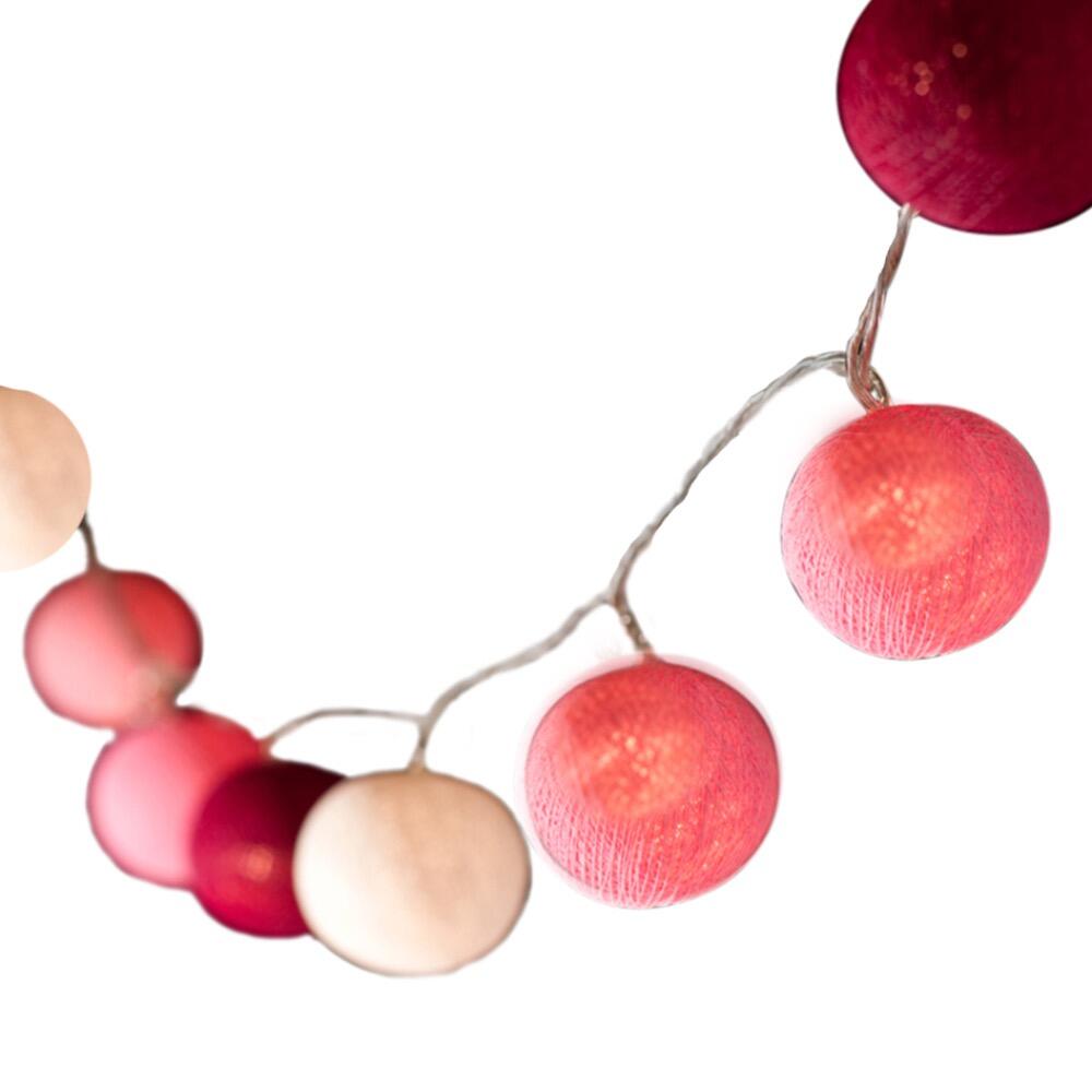 Ambient Balls 10 Lights Pink Tones