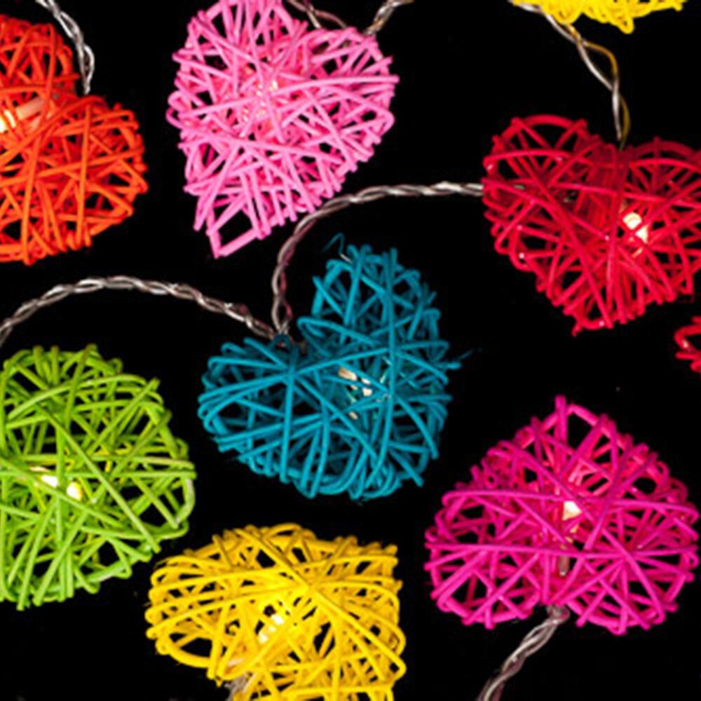 Wicker Collection – handcrafted wicker ball, heart and star fairy lights by Blaze On, available in 10, 20 and 30 light strings.
