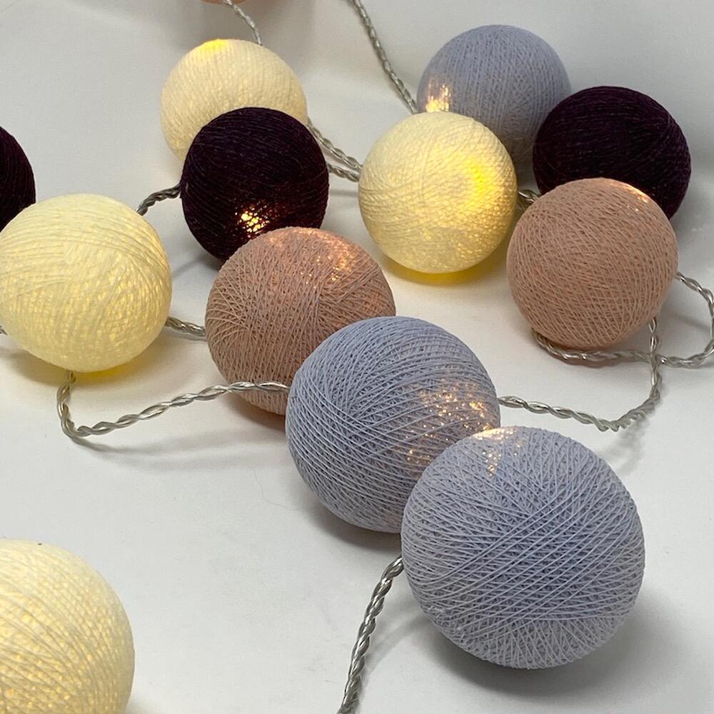 Ambient Balls 30 Lights London Fog