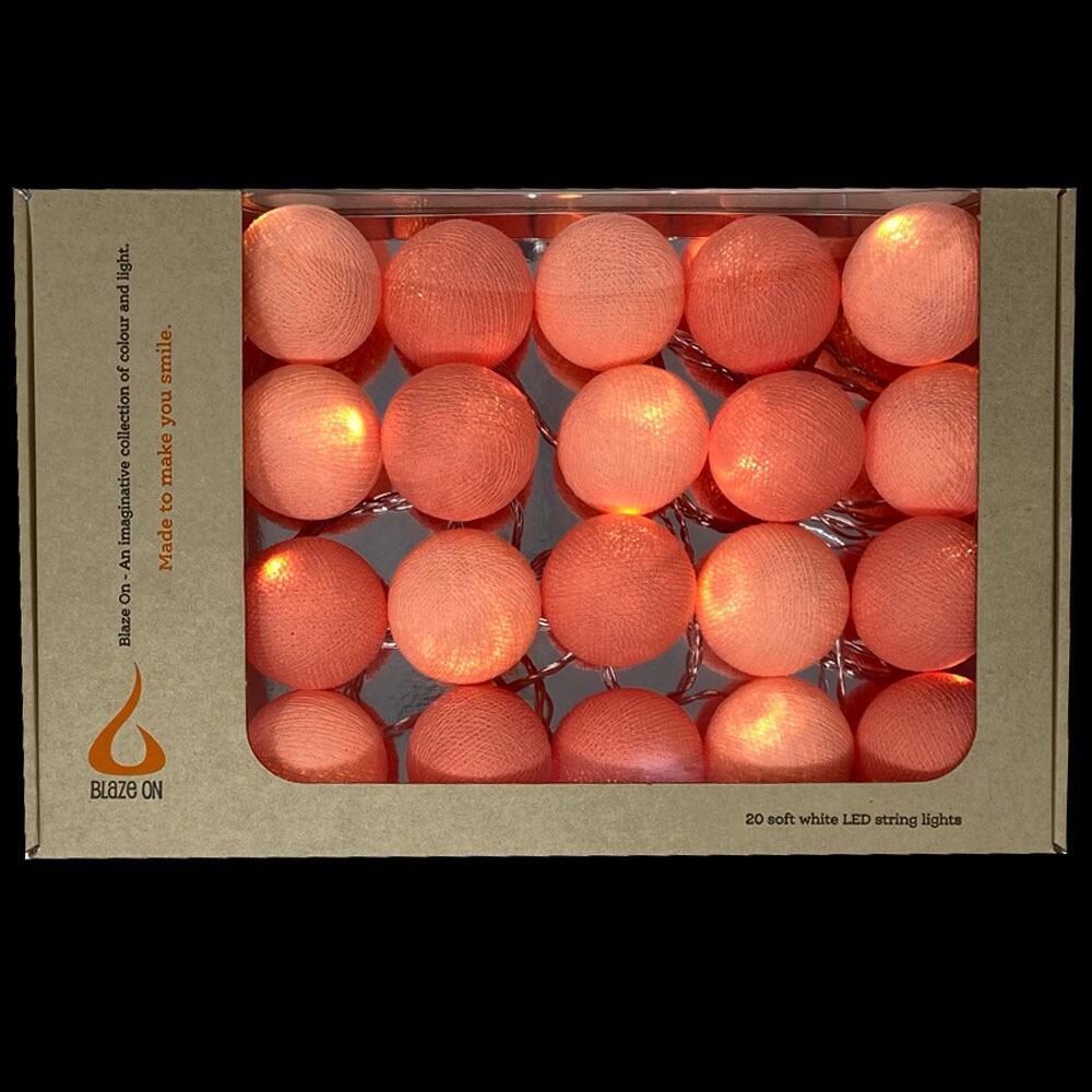 Ambient Balls 20 Lights Peaches