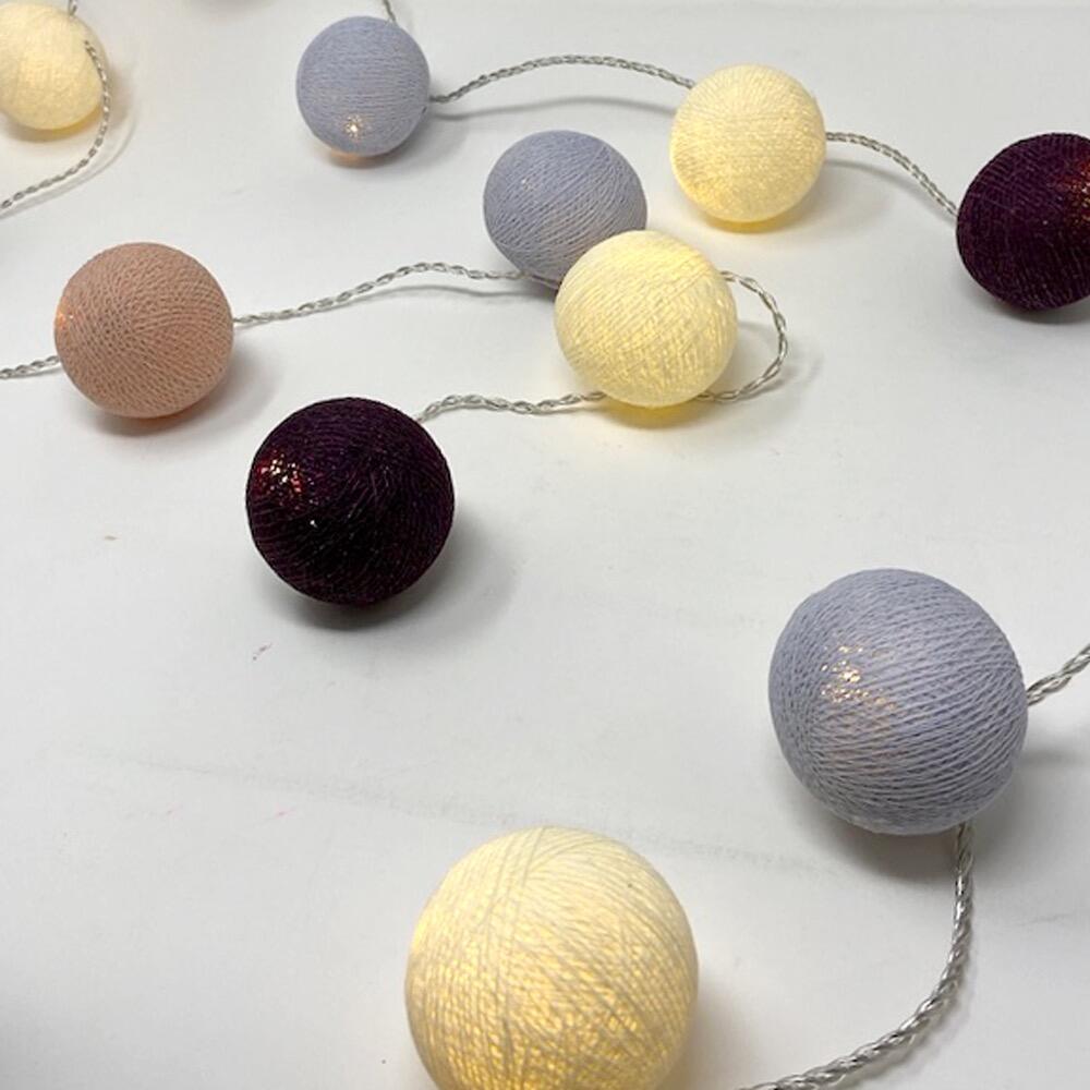 Ambient Balls 30 Lights London Fog
