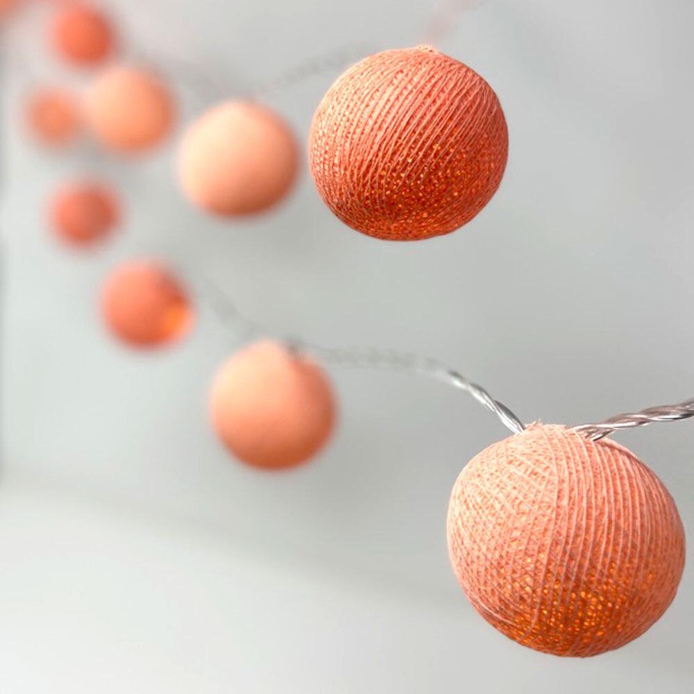 Ambient Balls 10 Lights Peachesv