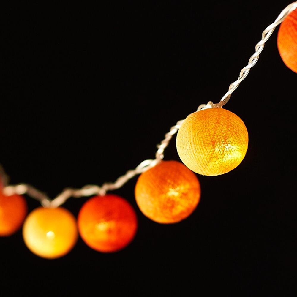 Ambient Balls 20 Lights Metro Orange
